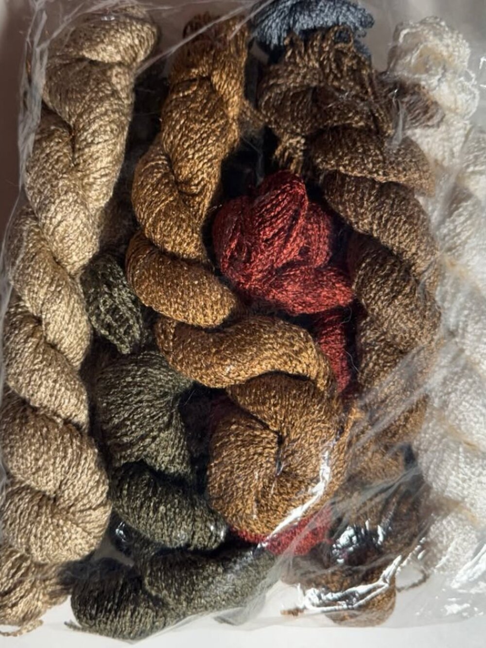 Numei Bag of 10 Rayon Boucle Yarn Assortment 17.5 oz #615